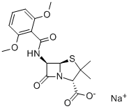 甲氧西林钠 结构式