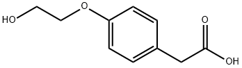 2-(4-hydroxyethoxyphenyl)acetic acid 结构式