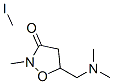 2-methyl-5-((dimethylamino)methyl)-3-oxoisoxazolidine methiodide 结构式