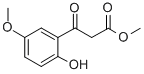Methyl 3-(2-Hydroxy-5-methoxyphenyl)-3-oxopropanoate 结构式