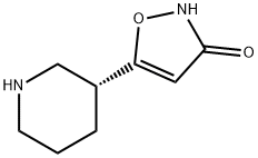 3(2H)-Isoxazolone,5-(3-piperidinyl)-,(R)-(9CI) 结构式