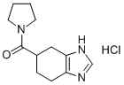 N-[(4,5,6,7-四氢苯并咪唑-5-基)羰基]吡咯硫酸盐 结构式