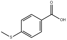 4-甲硫基苯甲酸 结构式