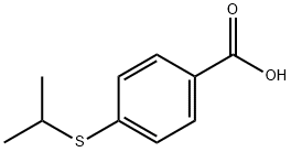 4-(isopropylthio)benzoic acid 结构式