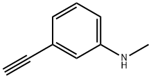 Benzenamine, 3-ethynyl-N-methyl- (9CI) 结构式