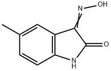 3-肟-5-甲基吲哚啉-2-酮 结构式