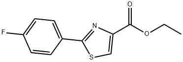 2-(4-氟苯基)-噻唑-4-羧酸乙酯 结构式