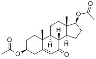Androst-5-en-7-one,3beta,17beta-bis(acetyloxy) 结构式
