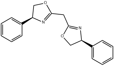 2,2′-亚甲基双[(4，s)-4-苯基-2-噁唑啉] 结构式