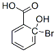 2-溴代水杨酸 结构式