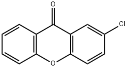 2-氯 -9H-黄原胶-9-酮 结构式