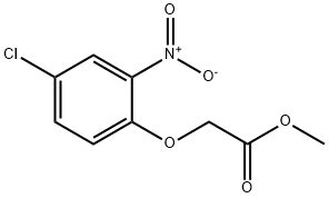 2-(4-氯-2-硝基-苯氧基)乙酸甲酯 结构式