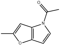 4H-Furo[3,2-b]pyrrole, 4-acetyl-2-methyl- (9CI) 结构式