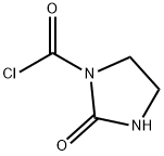 N-氯甲酰基-2-咪唑烷酮 结构式