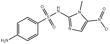 1-methyl-2-((4-aminophenyl)sulfonyl)amino-5-nitroimidazole 结构式