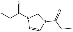 1H-Imidazole,  2,3-dihydro-1,3-bis(1-oxopropyl)-  (9CI) 结构式