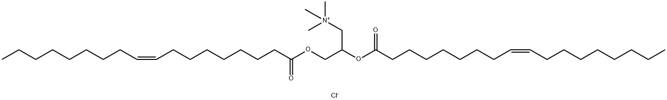 (2,3-二油氧基丙基)三甲基氯化铵 结构式