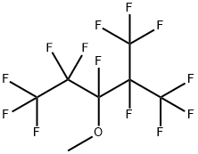 1,1,1,2,3,4,4,5,5,5-十氟-3-甲氧基-2-三氟甲基戊烷 结构式