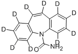 5H-二苯并[B,F]氮杂卓-5-甲酰胺-D10 结构式