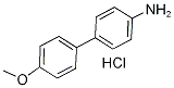 4'-METHOXY-BIPHENYL-4-YLAMINE HCL SALT 结构式