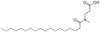 N-methyl-N-(1-oxooctadecyl)-beta-alanine  结构式