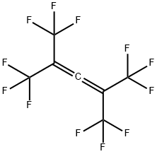 2,3-Pentadiene, 1,1,1,5,5,5-hexafluoro-2,4-bis(trifluoromethyl)- 结构式