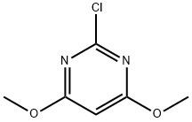 2-氯-4,6-二甲氧基嘧啶 结构式