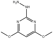 (4,6-二甲氧基嘧啶-2-基)肼 结构式