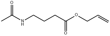 Butanoic  acid,  4-(acetylamino)-,  2-propenyl  ester  (9CI) 结构式