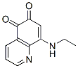 5,6-Quinolinedione, 8-(ethylamino)- (9CI) 结构式