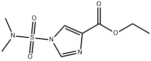 ETHYL 1-(N,N-DIMETHYLSULFAMOYL)-1H-IMIDAZOLE-4-CARBOXYLATE 结构式