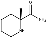 2-Piperidinecarboxamide,2-methyl-,(R)-(9CI) 结构式