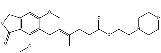 霉酚酸酯杂质D 结构式