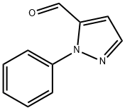 1-苯基-1H-吡唑-5-甲醛 结构式