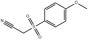2-((4-甲氧基苯基)磺酰基)乙腈 结构式