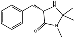 (5S)-2,2,3-三甲基-5-苄基-4-咪唑啉酮 结构式