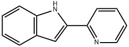 2-(2-吡啶基)-1H-吲哚 结构式