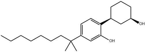 5-(1,1-Dimethyloctyl)-2-[(1S,3R)-3-hydroxycyclohexyl]phenol 结构式