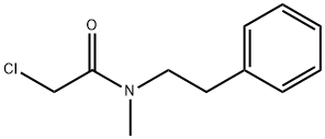 AcetaMide, 2-chloro-N-Methyl-N-(2-phenylethyl)- 结构式