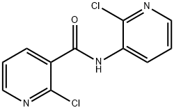 2-Chloro-N-(2'-chloro-3'-pyridinyl)-3-pyridinecarboxamide 结构式