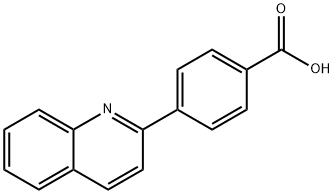 4-(Quinolin-2-yl)benzoic acid 结构式