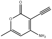 2H-Pyran-2-one, 4-amino-3-ethynyl-6-methyl- (9CI) 结构式