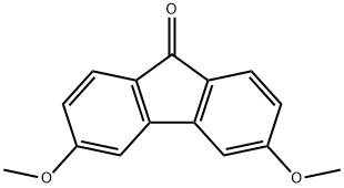 3,6-Dimethoxy-9H-fluoren-9-one 结构式