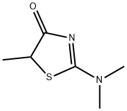 4(5H)-Thiazolone,  2-(dimethylamino)-5-methyl- 结构式