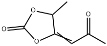 1,3-Dioxolan-2-one,  4-methyl-5-(2-oxopropylidene)- 结构式