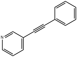 3-PHENYLETHYNYL-PYRIDINE 结构式