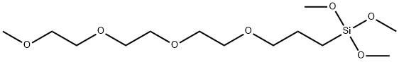 (甲氧基三乙二醇醚基丙基)三甲氧基硅烷 结构式