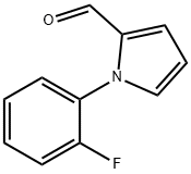 1-(2-氟苯基)1H-吡咯-2-甲醛 结构式