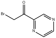 2-溴-1-(2-吡嗪基)乙酮 结构式