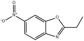 2-乙基-6-硝基苯并噁唑 结构式